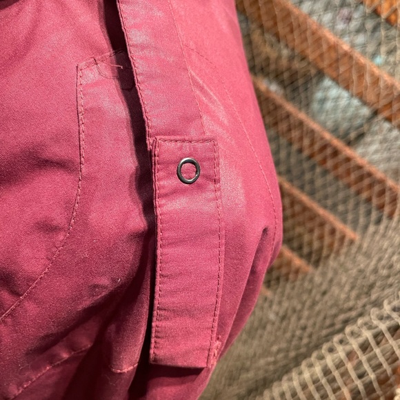 Mens Members Only Jacket Size 42 Burgundy Racer Lined Bomber Europe Craft - Picture 4 of 10